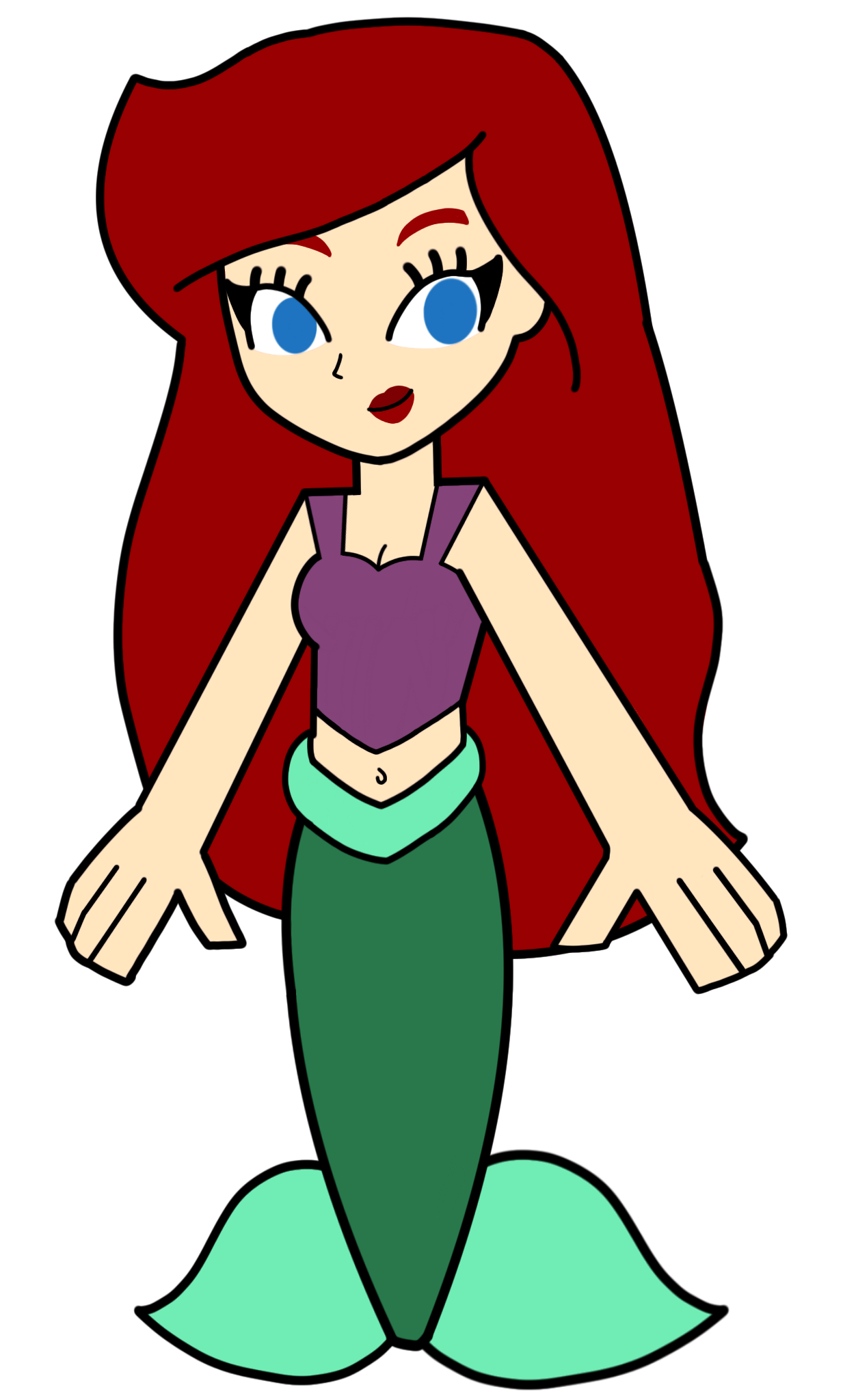 Princess Rochelle Blue Blank Meme Template