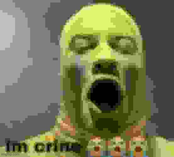 im crine | image tagged in im crine | made w/ Imgflip meme maker