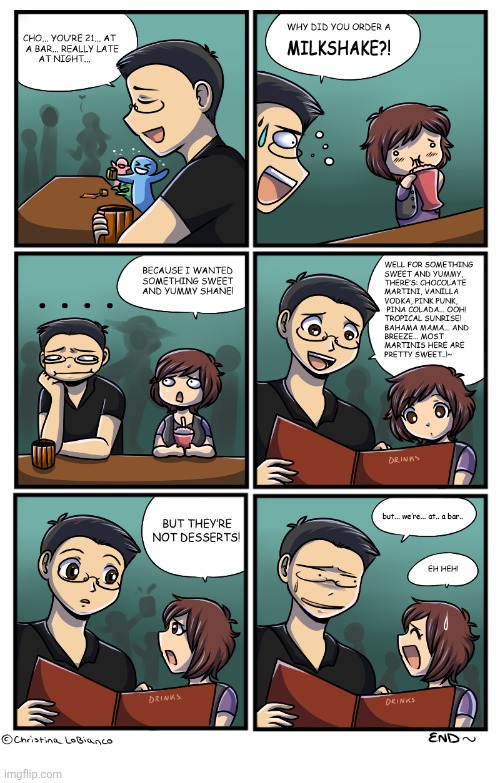 Sweet and yummy | image tagged in sweet,yummy,drinks,milkshake,milkshakes,comics | made w/ Imgflip meme maker