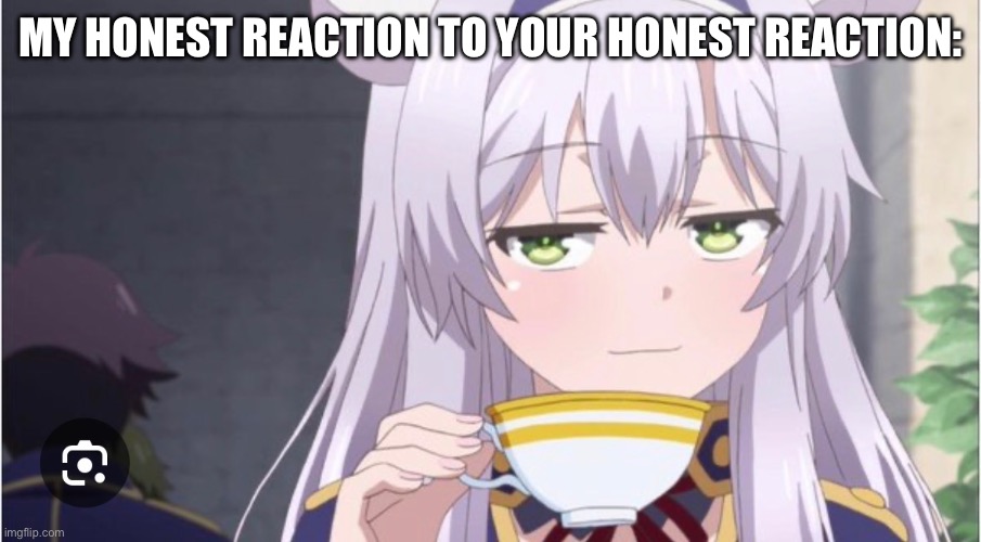 MY HONEST REACTION TO YOUR HONEST REACTION: | made w/ Imgflip meme maker