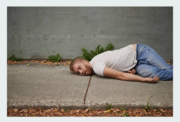 Drunk man Blank Meme Template