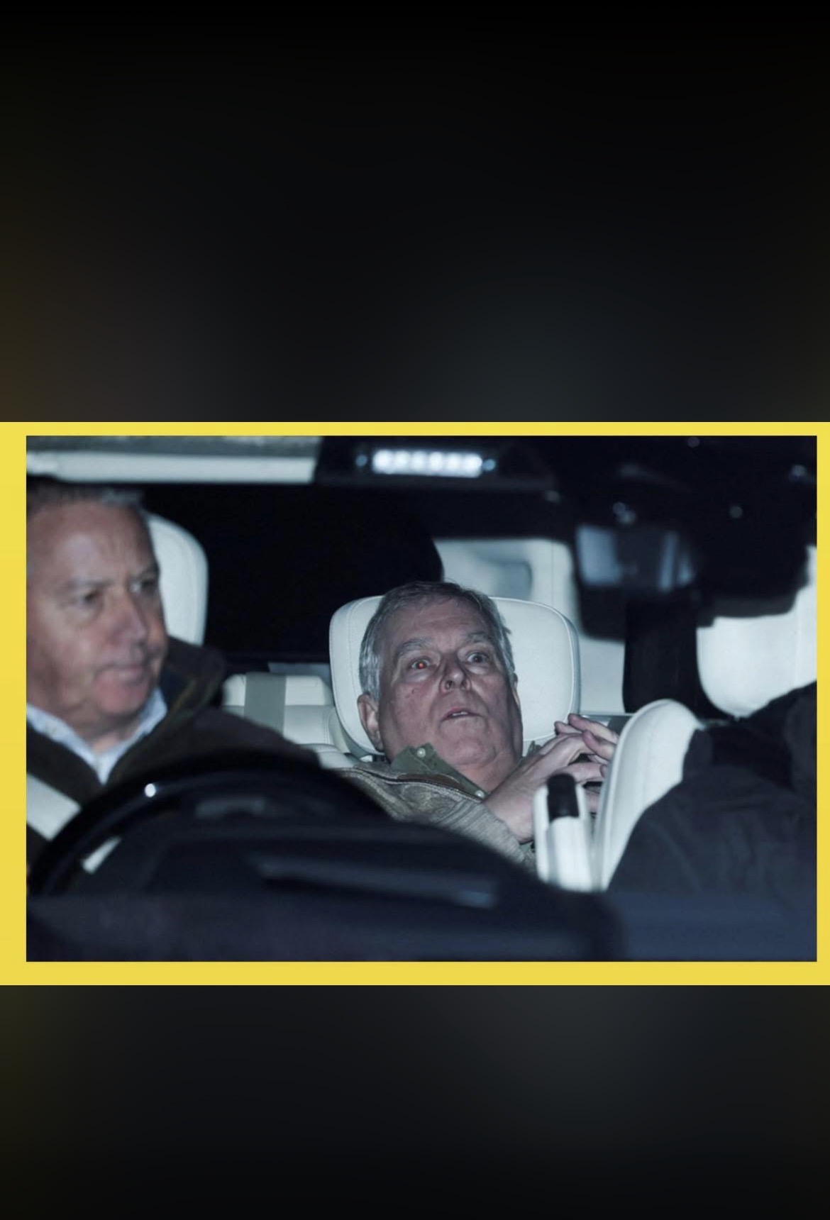 The former prince Andrew Blank Meme Template