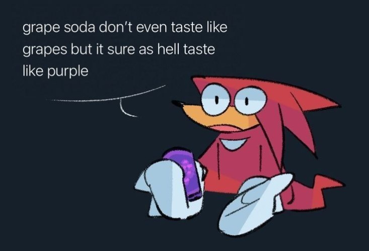 hot take: grape soda is shit | made w/ Imgflip meme maker