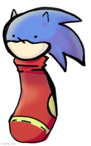 Sonic in a fuckin SOCK | made w/ Imgflip meme maker