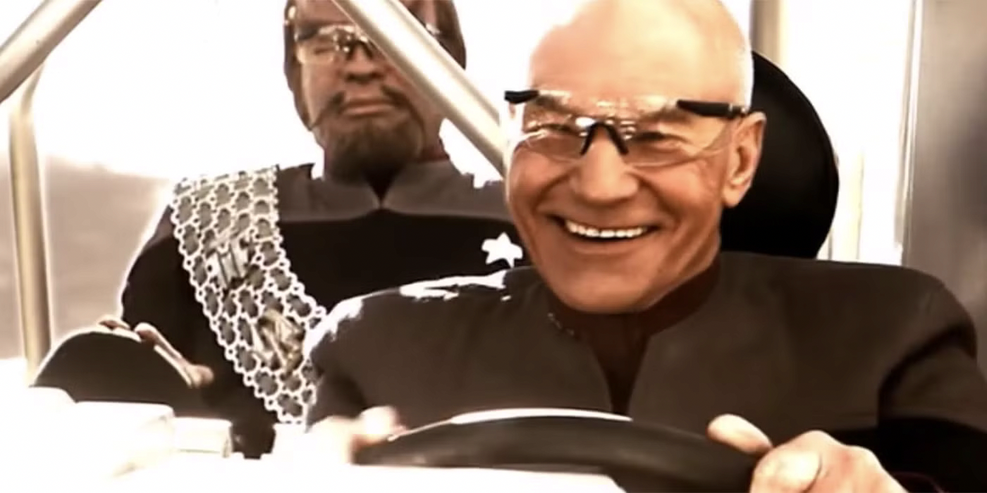 Picard's dune buggy Blank Meme Template