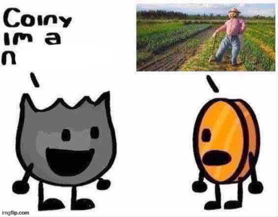 coiny im a negro | image tagged in coiny im a negro | made w/ Imgflip meme maker