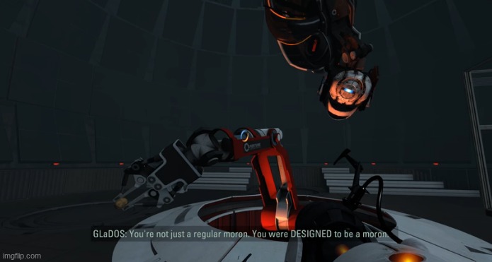 image tagged in you were designed to be a moron | made w/ Imgflip meme maker