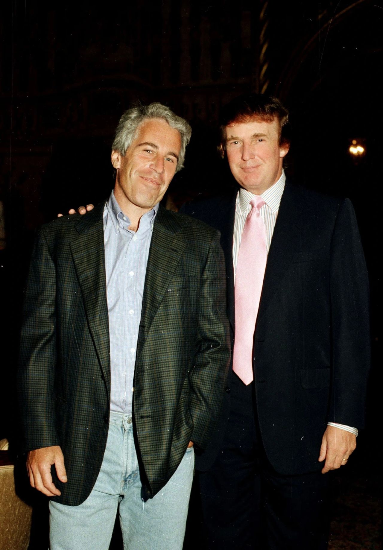TRUMP AND EPSTEIN Blank Meme Template
