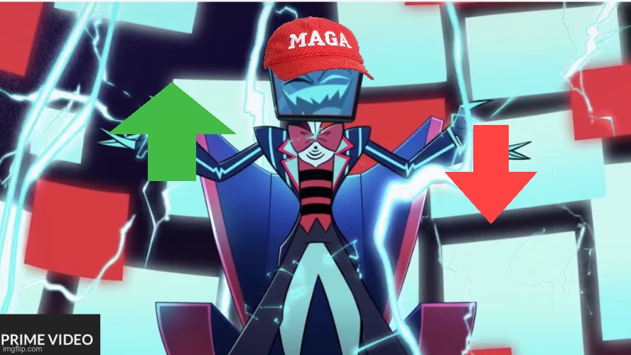 Hazbin hotel Vox laughing | image tagged in hazbin hotel vox laughing | made w/ Imgflip meme maker