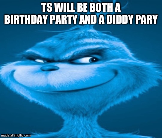 TS WILL BE BOTH A BIRTHDAY PARTY AND A DIDDY PARTY | made w/ Imgflip meme maker