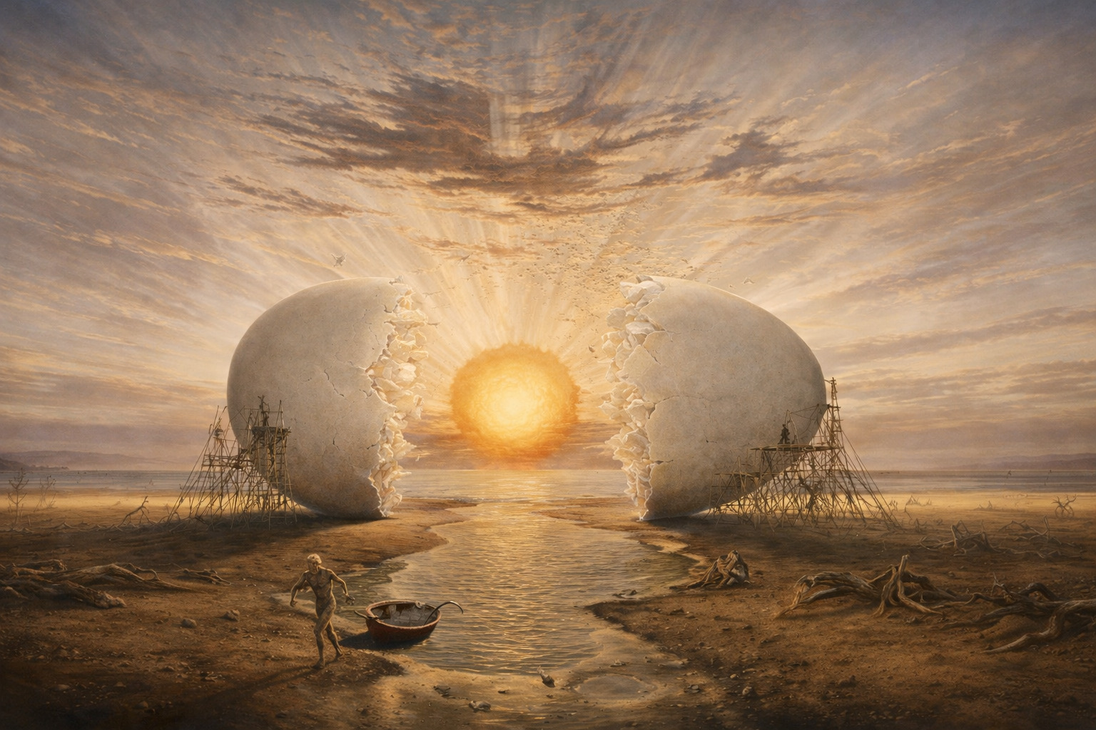 Saturn Conjunct Neptune at 0° Aries Blank Meme Template