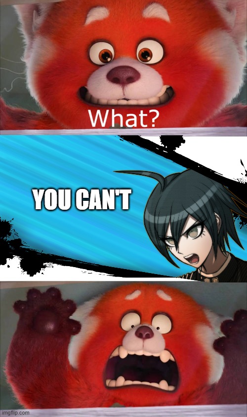 You can't (yea i ruined it) | YOU CAN'T | image tagged in who screams at mei lee | made w/ Imgflip meme maker