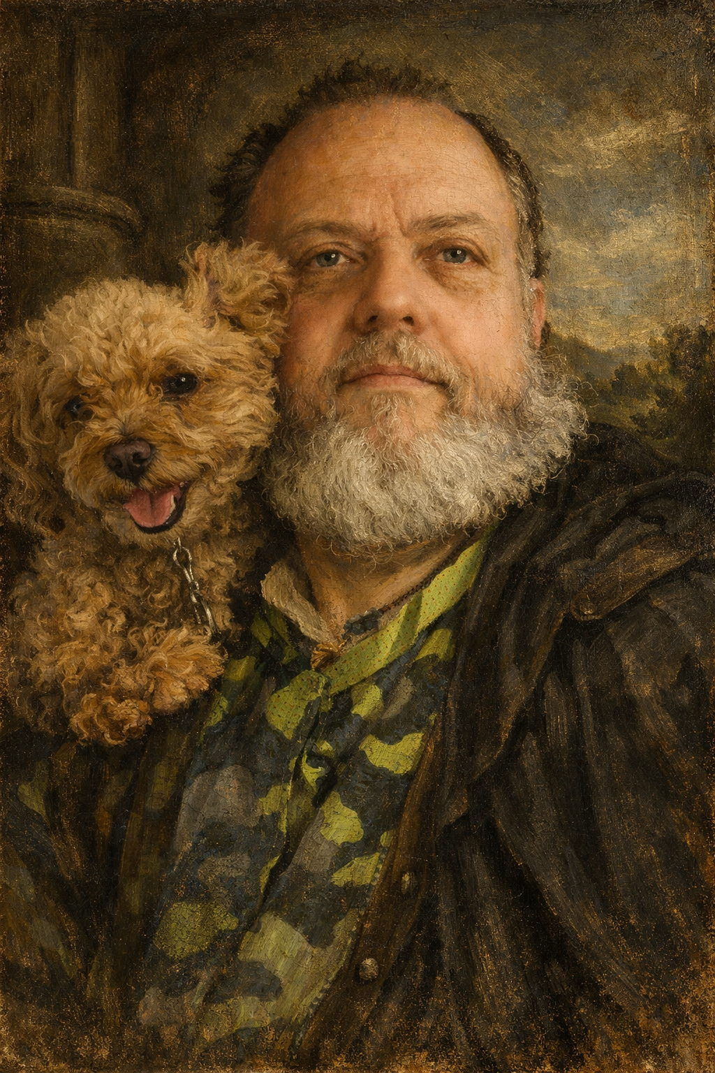 JD & Poo painting Blank Meme Template