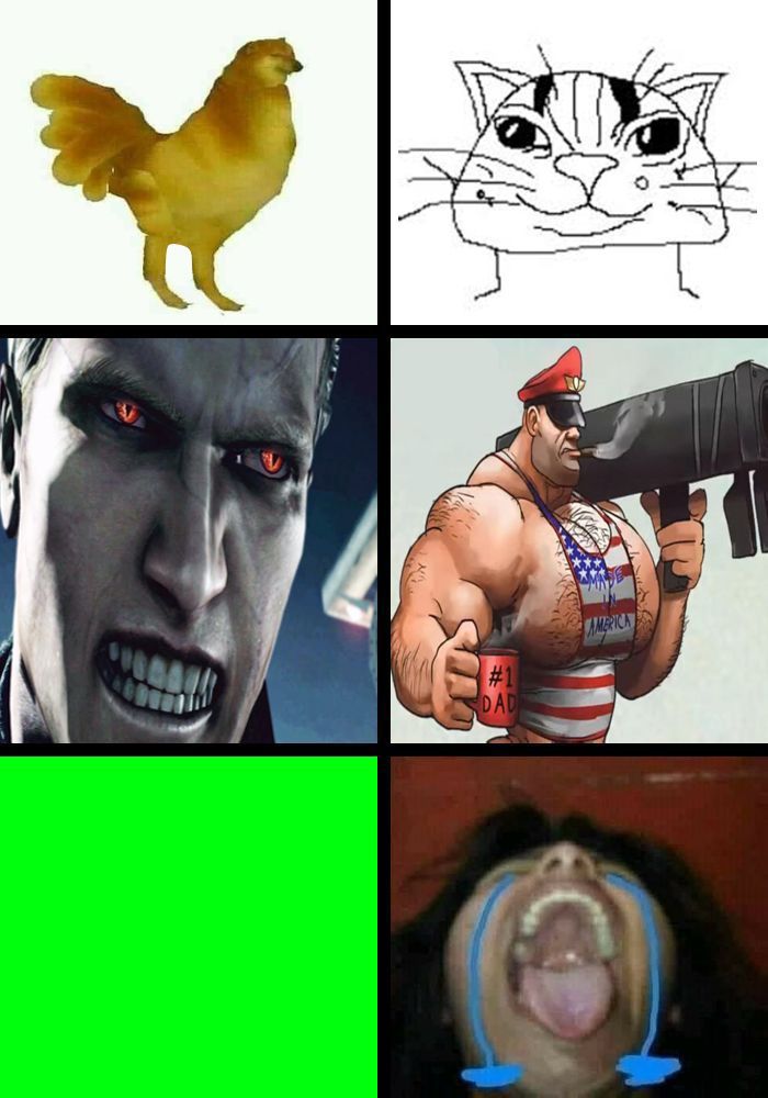 Demasiado shitpost Blank Meme Template