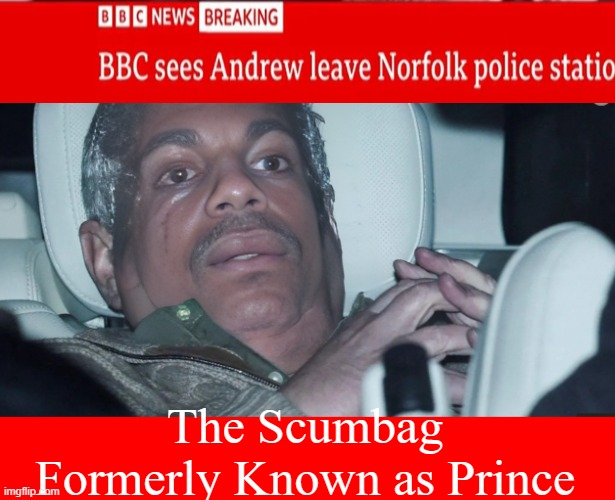 (Actually felt bad doing this to Prince) | The Scumbag Formerly Known as Prince | image tagged in prince and andrew scumbag meme | made w/ Imgflip meme maker