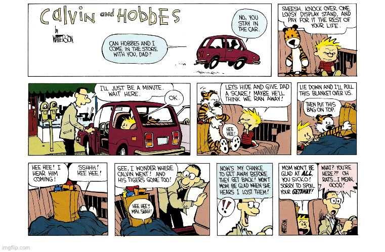 image tagged in calvin and hobbes,comics | made w/ Imgflip meme maker
