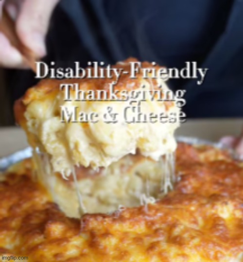 no titties disability | image tagged in disability friendly mac cheese | made w/ Imgflip meme maker