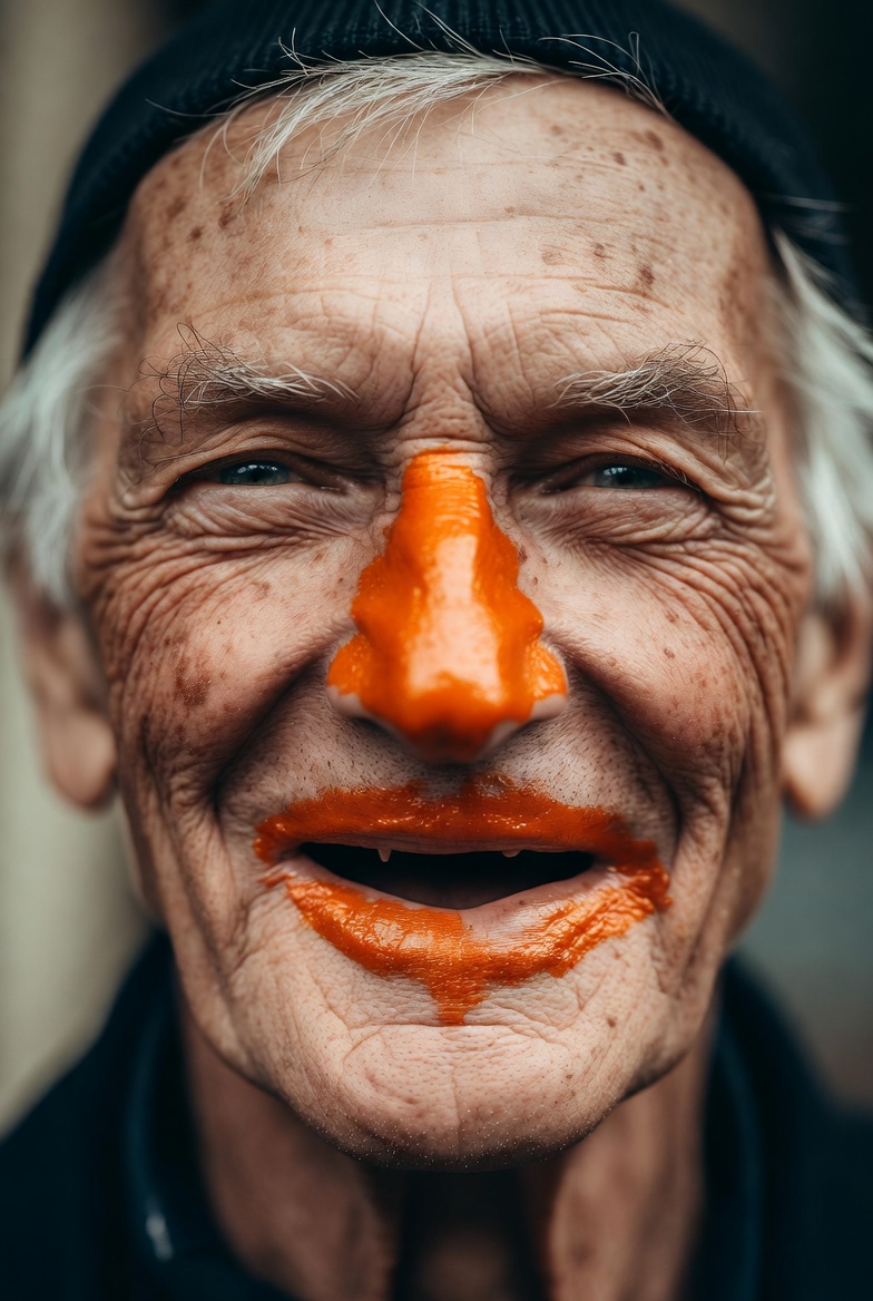 A faithful MAGA Trumper Old man Blank Meme Template