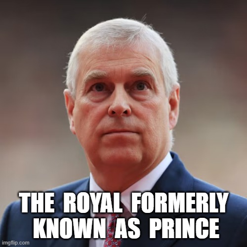 No Kings | THE  ROYAL  FORMERLY  KNOWN  AS  PRINCE | image tagged in stop reading the tags | made w/ Imgflip meme maker