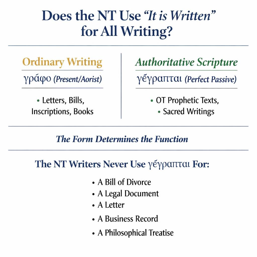 4. So does the NT use “it is written” for both Scripture and mun Blank Meme Template