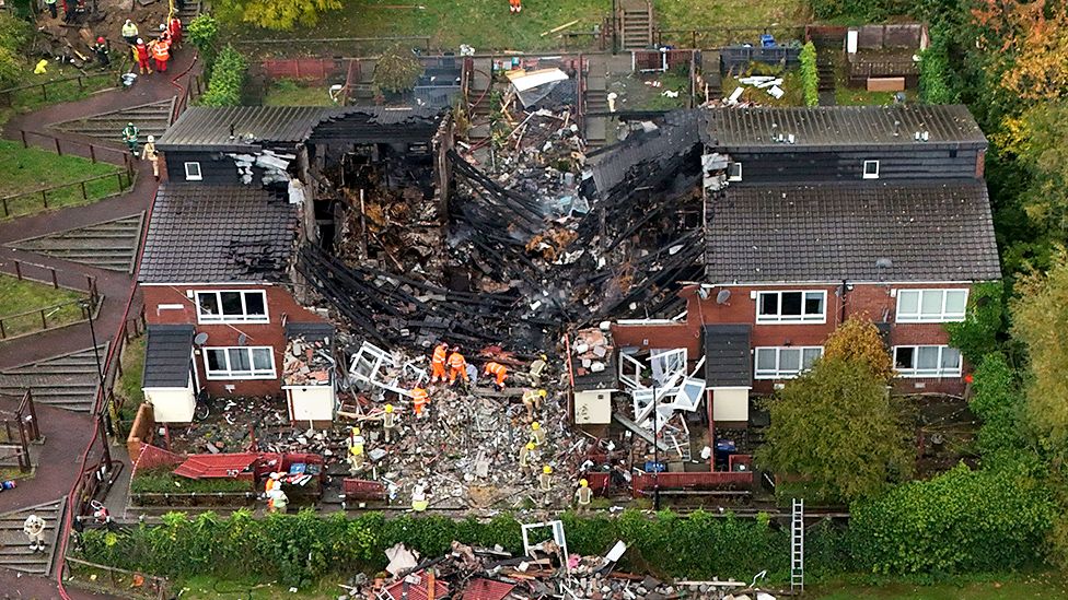 House explosion Blank Meme Template