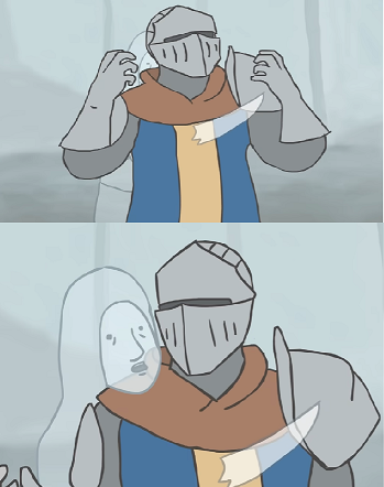 Why is everyone stabbing me in the back Blank Meme Template