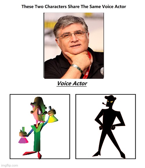 Maurice Lamarche | image tagged in same voice actor,maurice lamarche,codename kids next door,crash bandicoot,cartoon network,knd | made w/ Imgflip meme maker