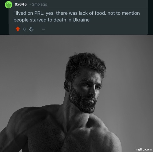 True and based | image tagged in giga chad,soviet russia,communists,communism,ukraine,poland | made w/ Imgflip meme maker
