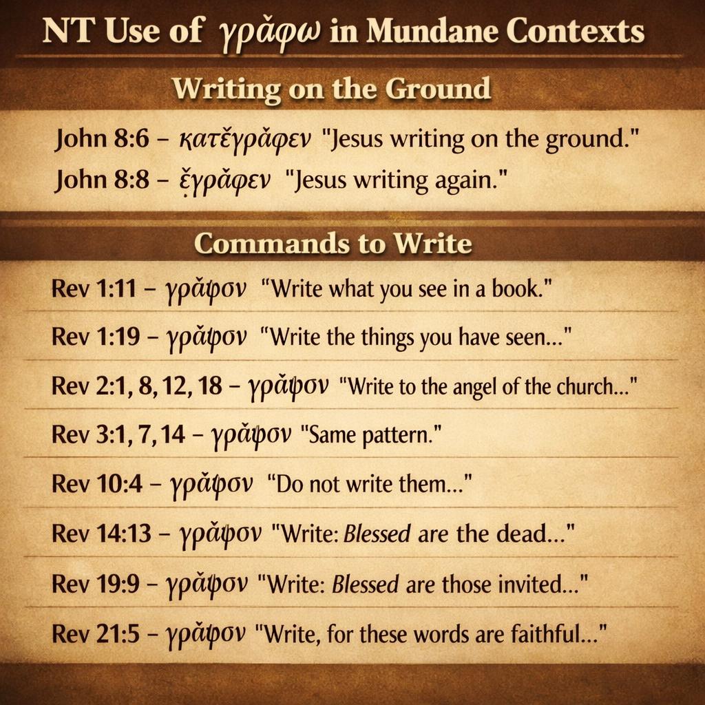 ANYTHING NOT INVOLVING ‘the technical formula’ γέγραπται (“it st Blank Meme Template