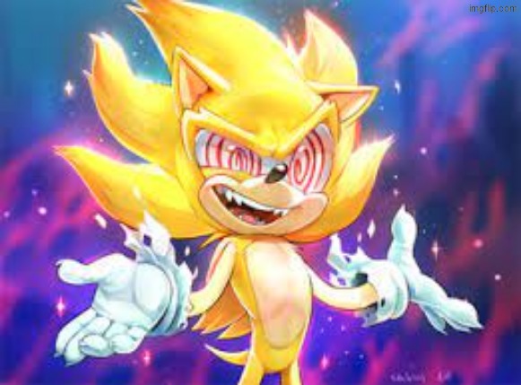 Fleetway sonic | image tagged in fleetway sonic | made w/ Imgflip meme maker