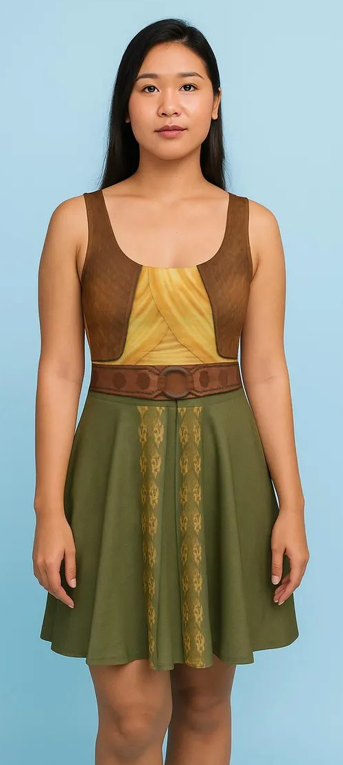 Women's Raya Inspired Skater Dress - Etsy Blank Meme Template