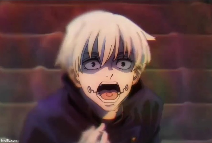 Inumaki scream | image tagged in inumaki scream | made w/ Imgflip meme maker
