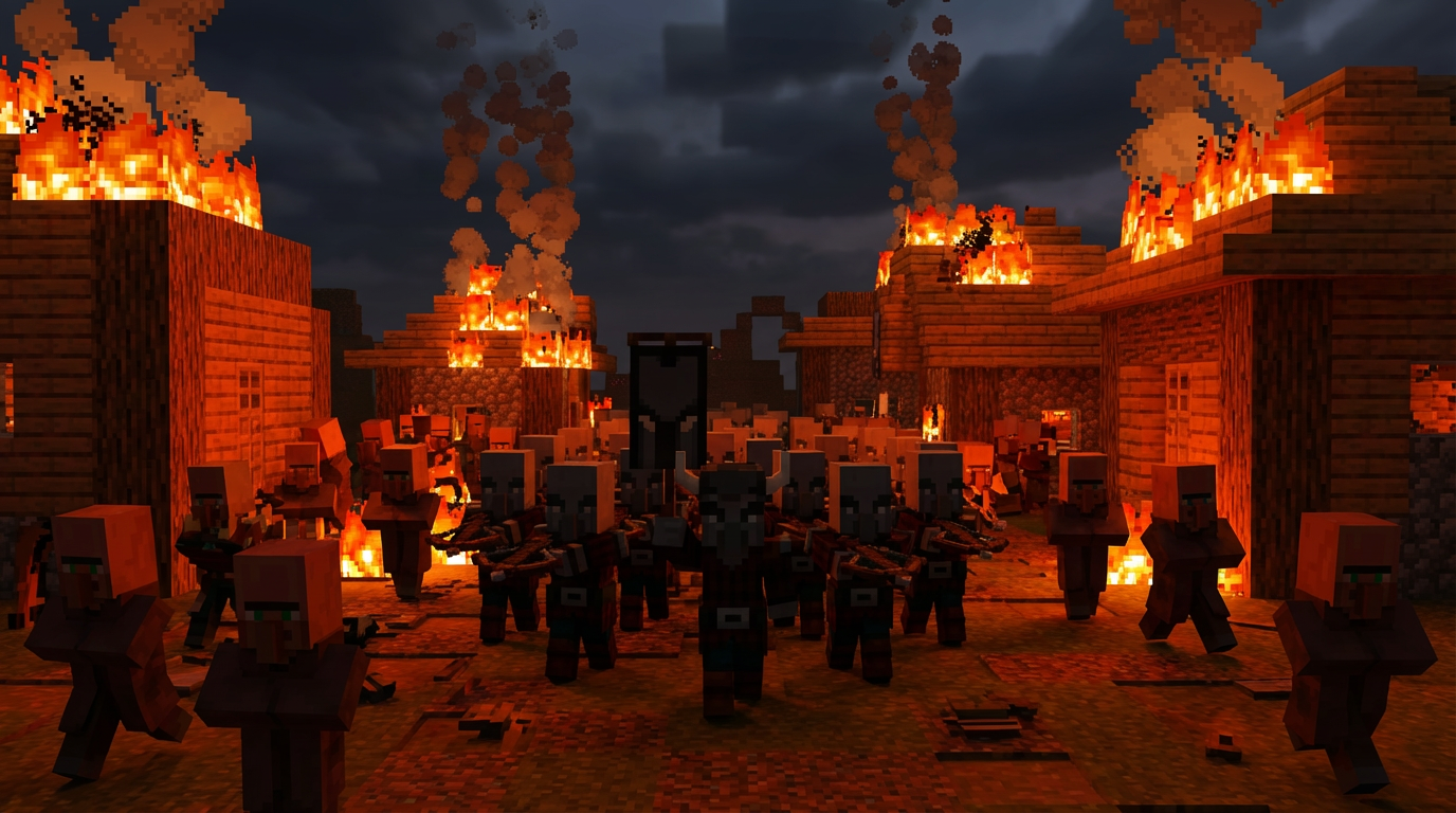 Pillager Raid Blank Meme Template