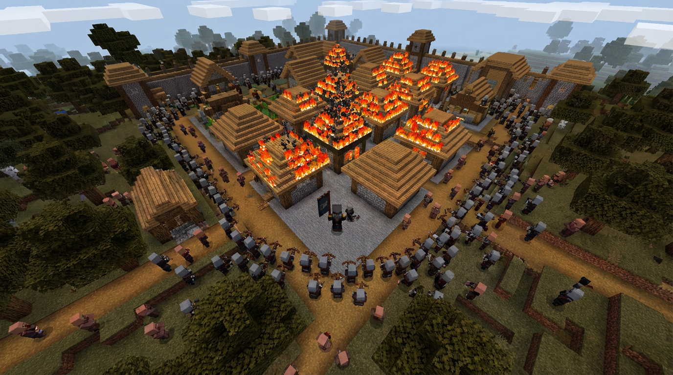 Pillager Raid Blank Meme Template