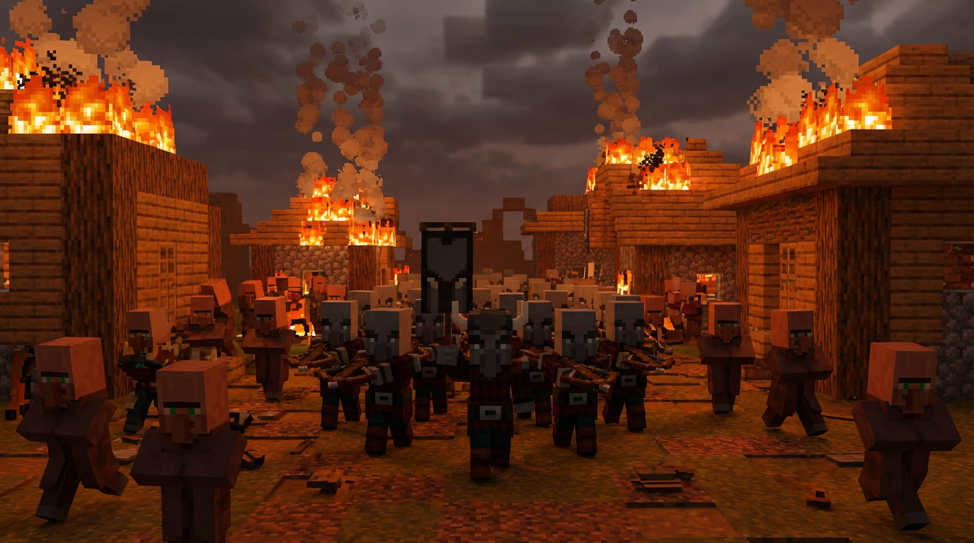 Pillager Raid Blank Meme Template