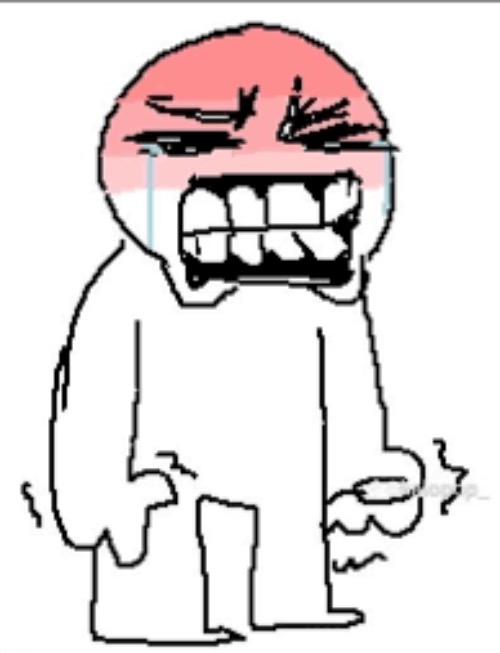 Holding back tears Blank Meme Template