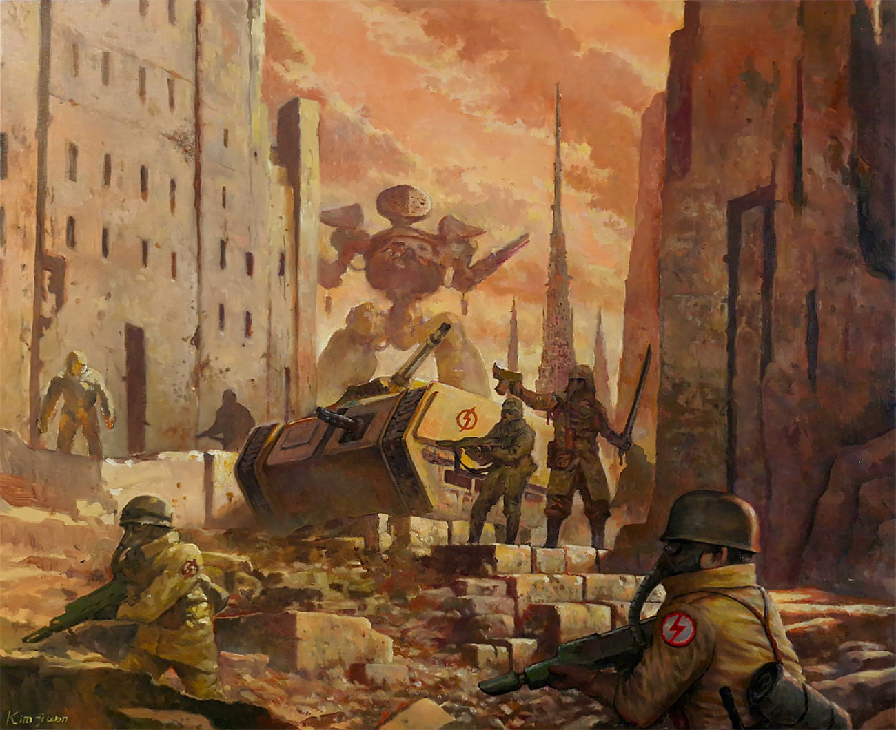 Armageddon War Blank Meme Template