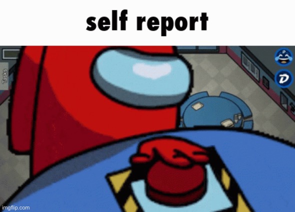 self report | image tagged in self report | made w/ Imgflip meme maker