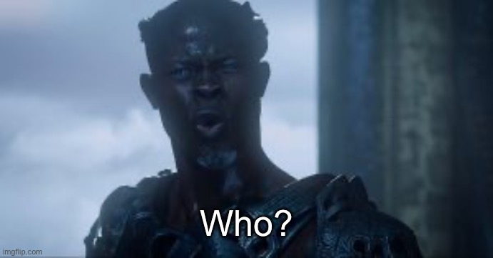 Guardians of the galaxy who | Who? | image tagged in guardians of the galaxy who | made w/ Imgflip meme maker