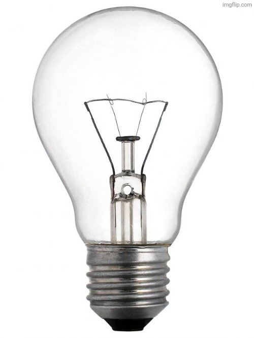 Light Bulb | image tagged in light bulb | made w/ Imgflip meme maker