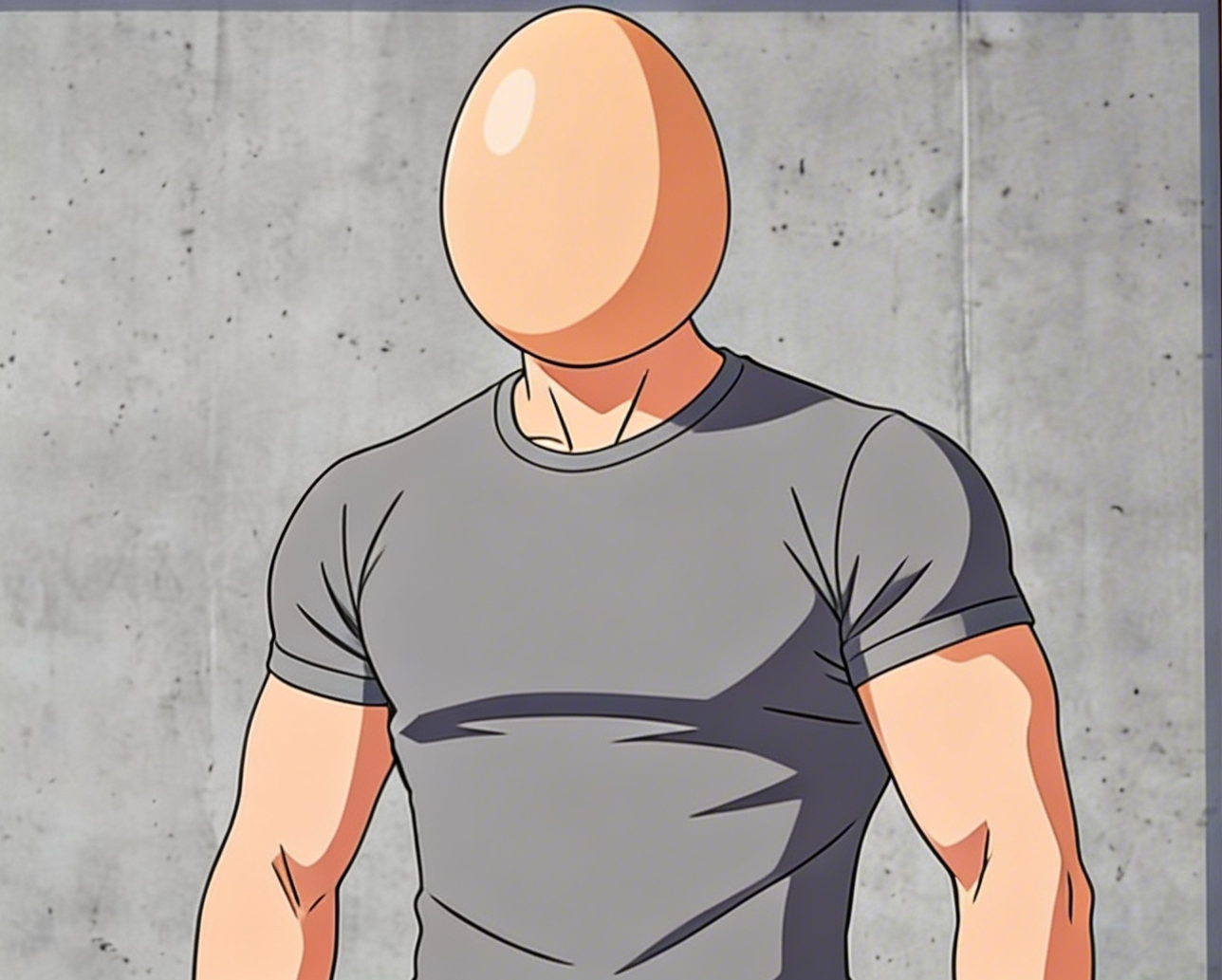 Humpty dumpty gigachad Blank Meme Template