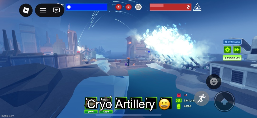 TDX has immaculate graphics for a Roblox game that runs as well as it does | Cryo Artillery 😀 | made w/ Imgflip meme maker