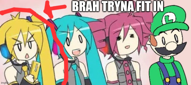 BRAH TRYNA FIT IN | made w/ Imgflip meme maker