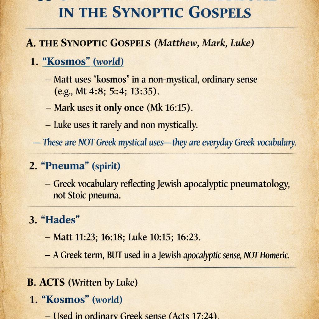 2A GREEK WORLDVIEW RESIDUE; used (A) in a NON MYSTICAL, ordinary Blank Meme Template