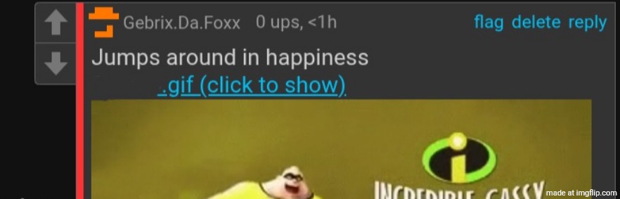 Jumps around in happiness | image tagged in jumps around in happiness | made w/ Imgflip meme maker