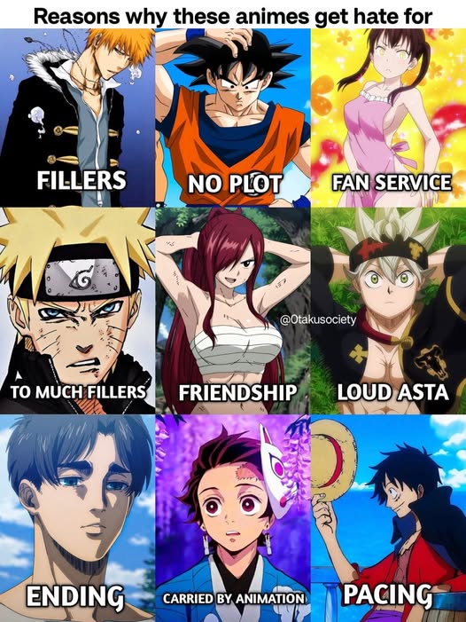 why anime hated Blank Meme Template