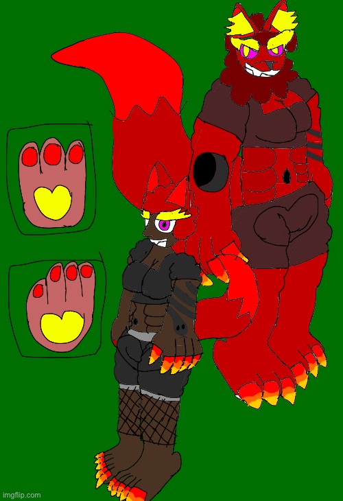 Can anyone give name ideas for this gal? (More info in the comments | image tagged in tomboy,werewolf,gymlife | made w/ Imgflip meme maker