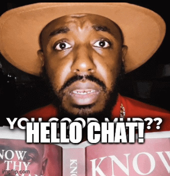 hello chat Blank Meme Template