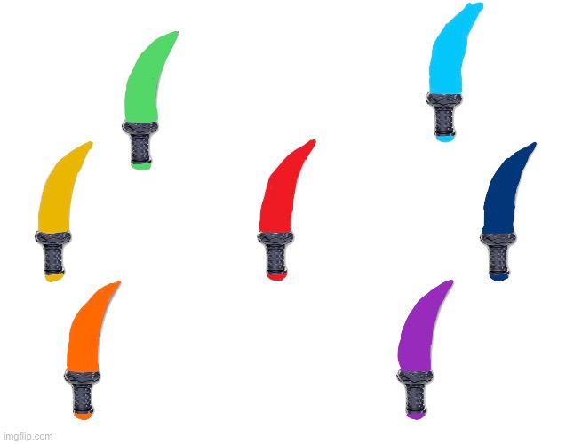The seven fang blades (This is now considered low quality content) | made w/ Imgflip meme maker