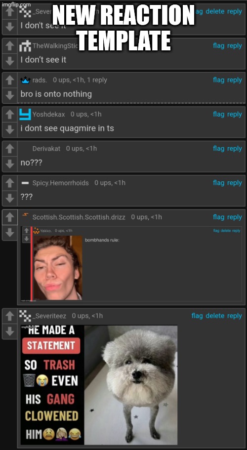 Disagreement | NEW REACTION TEMPLATE | image tagged in disagreement | made w/ Imgflip meme maker